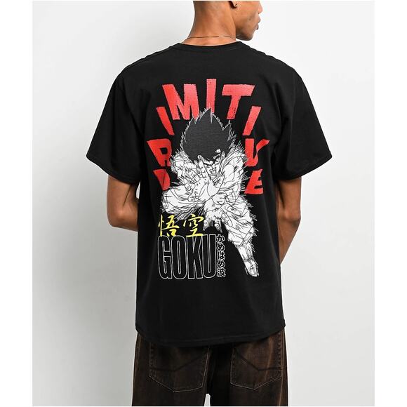 Primitive Skate X Dragon Ball Z Men's T-Shirt Goku Energy Japanese Anime Tee - Picture 4 of 4